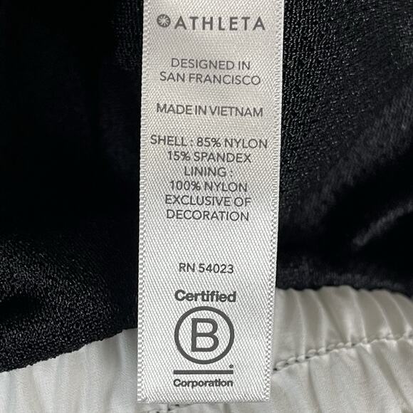 Athleta Jacket Womens M‎ Black Brooklyn Track Full Zip Bomber Athletic High Neck - Picture 7 of 11